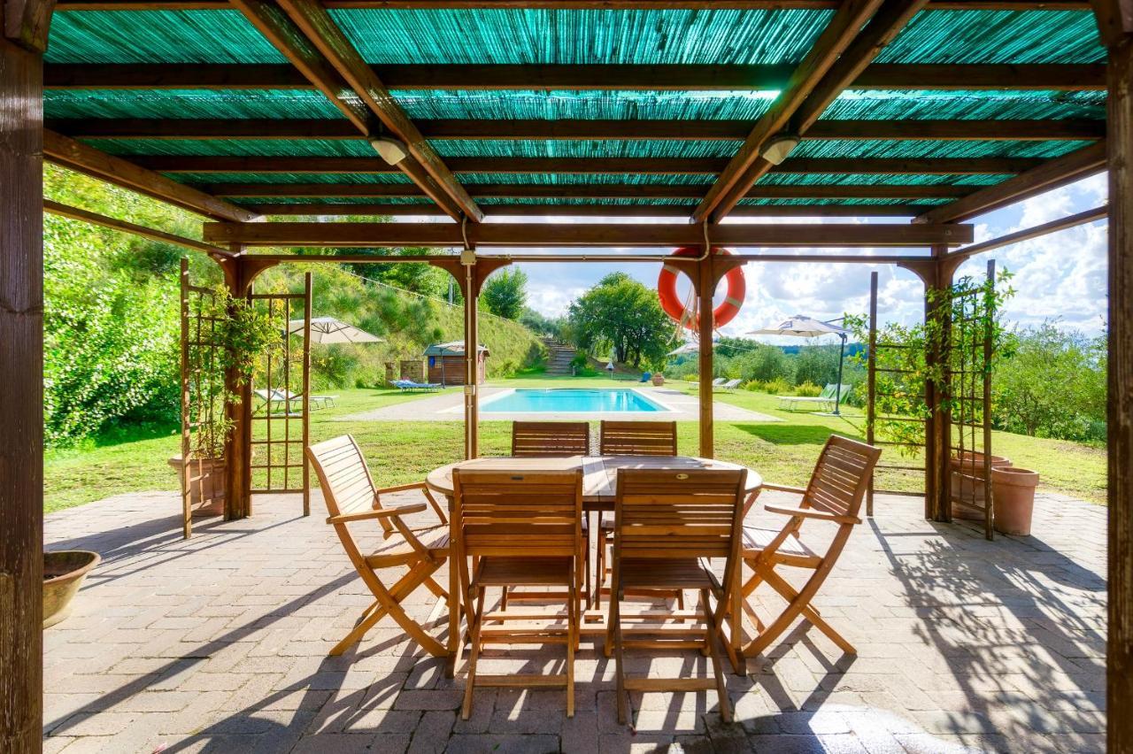 Casa Ora D'Oro - Panoramic Views / Pool / Private Garden Villa Trequanda Ngoại thất bức ảnh