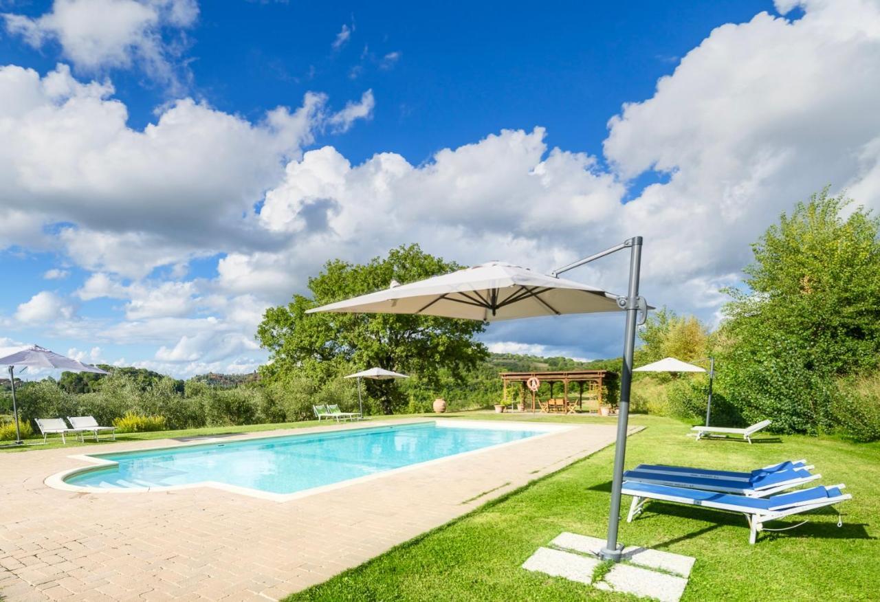 Casa Ora D'Oro - Panoramic Views / Pool / Private Garden Villa Trequanda Ngoại thất bức ảnh